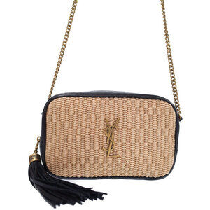 Saint Laurent Lou camera Chain bag grained matelasse calf leather